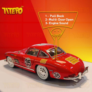 Die-Cast Sport Car Toy Red