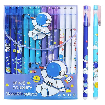 Erasable Gel Pen Set Astronaut Theme