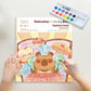 Watercolor Coloring Book Capybara