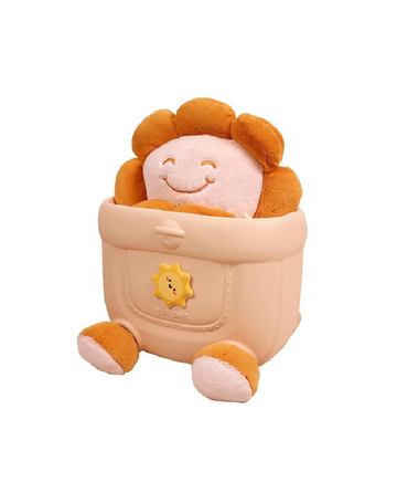 Waterproof EVA Sunflower Plush Backpack