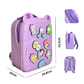 Waterproof Cartoon Kids Backpack-Purple