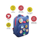 Waterproof Cartoon Kids Backpack-Blue