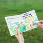 Watercolor Coloring Book Panda
