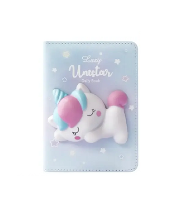 3D Squishy Unicorn Notebook