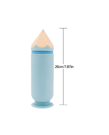 Kawaii-Q Mushy Soft Pencil Case Blue