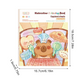 Watercolor Coloring Book Capybara