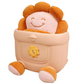 Waterproof EVA Sunflower Plush Backpack
