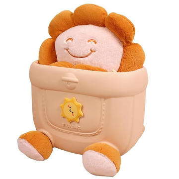 Waterproof EVA Sunflower Plush Backpack