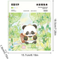 Watercolor Coloring Book Panda