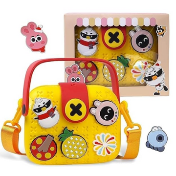 EVA Camera Crossbody Bag Yellow