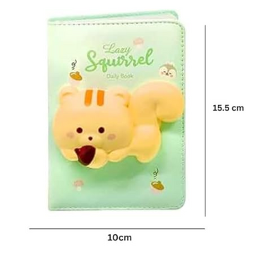 3D Squishy Squirrel Notebook