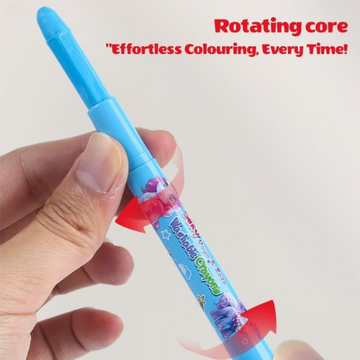 Washable Twistable Crayons Set – 48 Shades, Smooth & Silky