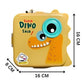 Super Dino 3-Compartment Bento Lunch Box-Yellow
