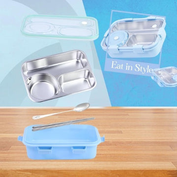 Insulated Bento Lunch Box Blue
