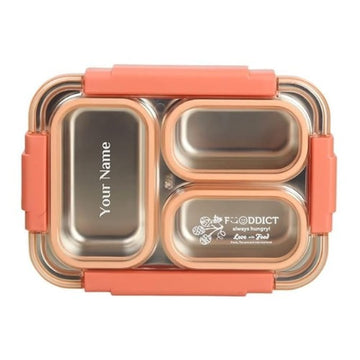 Leak-Proof Lunch Box with Cutlery Orange