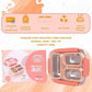 Leak-Proof Lunch Box with Cutlery Orange