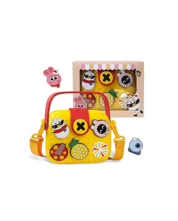 EVA Camera Crossbody Bag Yellow