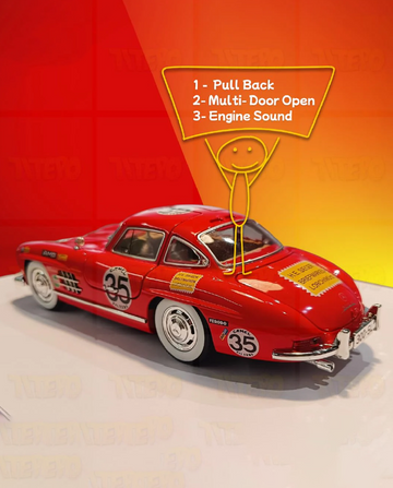 Die-Cast Sport Car Toy Red