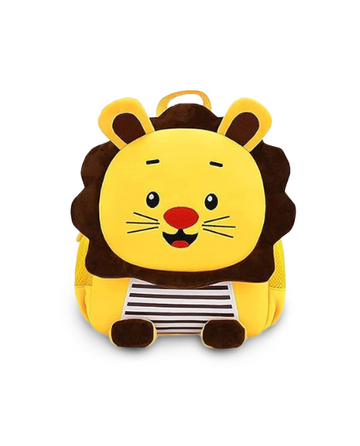 Funny Lion Mini Toddler Backpack Yellow