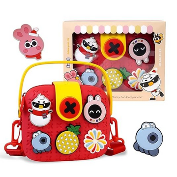 EVA Camera Crossbody Bag Red